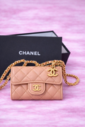 MINI WHITE BEIGE BLUSH BAG