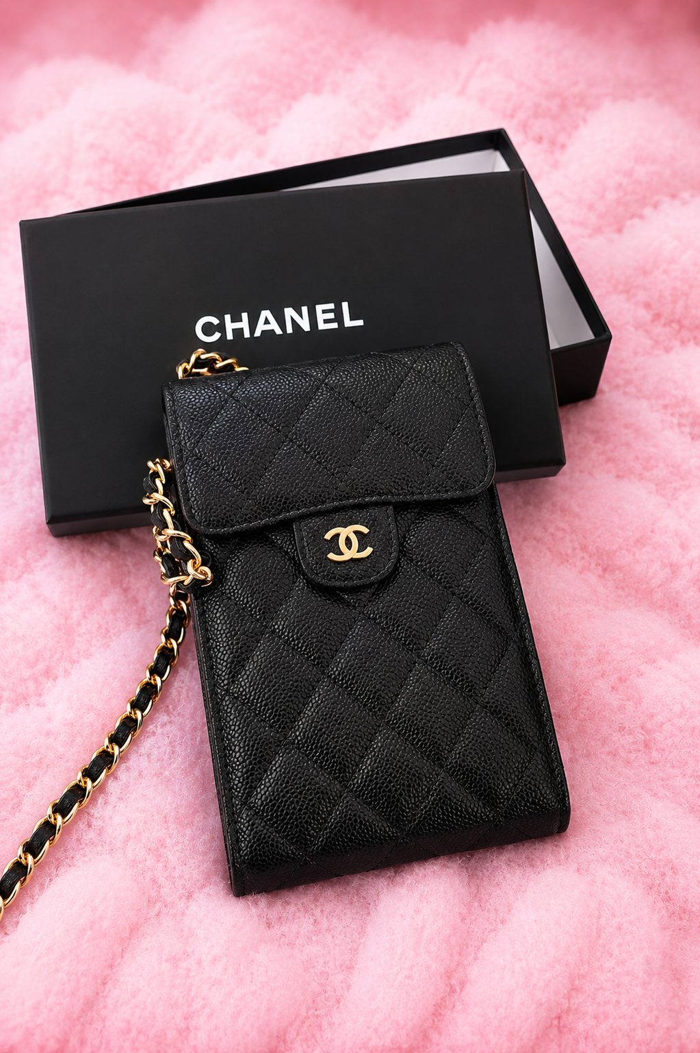 CHANEL PHONE NOIR